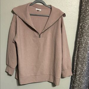 Maurices Women's Cowl Neck Sweater in Taupe